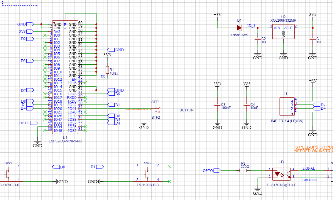 ESP32-S3-MINI issues - Electrical Engineering Stack Exchange