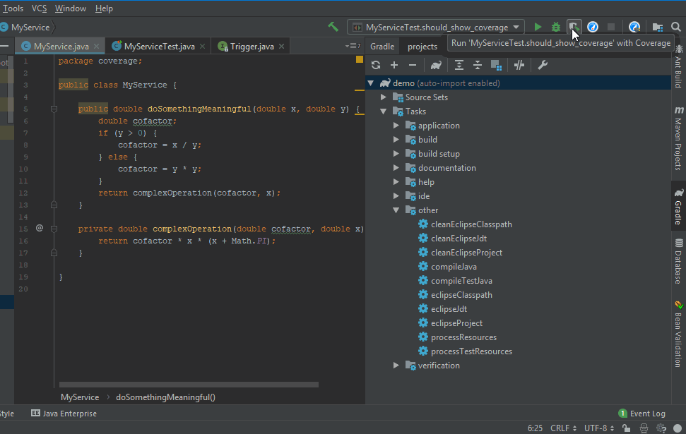 java Clear code coverage information in IntelliJ Stack Overflow