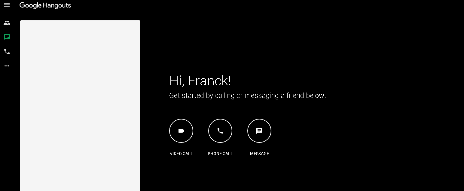 Wie kann ich den Hintergrund in den Hangouts entfernen?