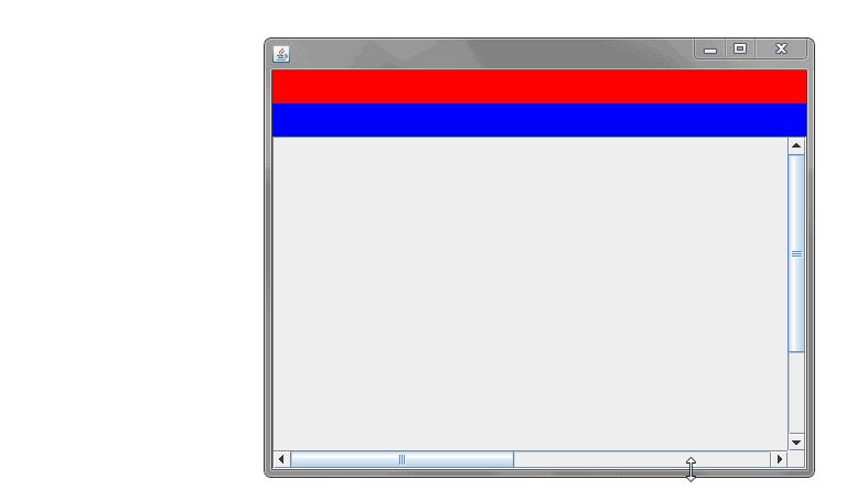 java JScrollPane Column Header with Frozen, and Scrollable Components Stack Overflow