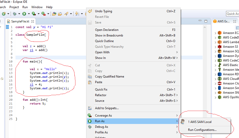 Run as Kotlin Application missing eclipse Stack Overflow