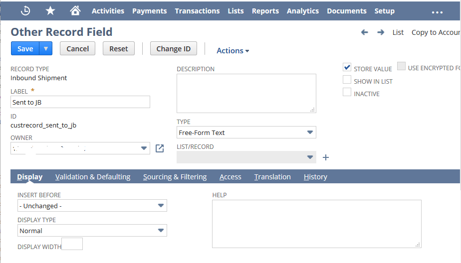 suitescript Netsuite "Invalid assignment lefthand side" when