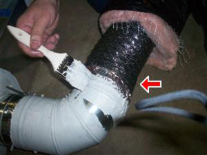 Are sheet metal screws required for connecting round duct branches