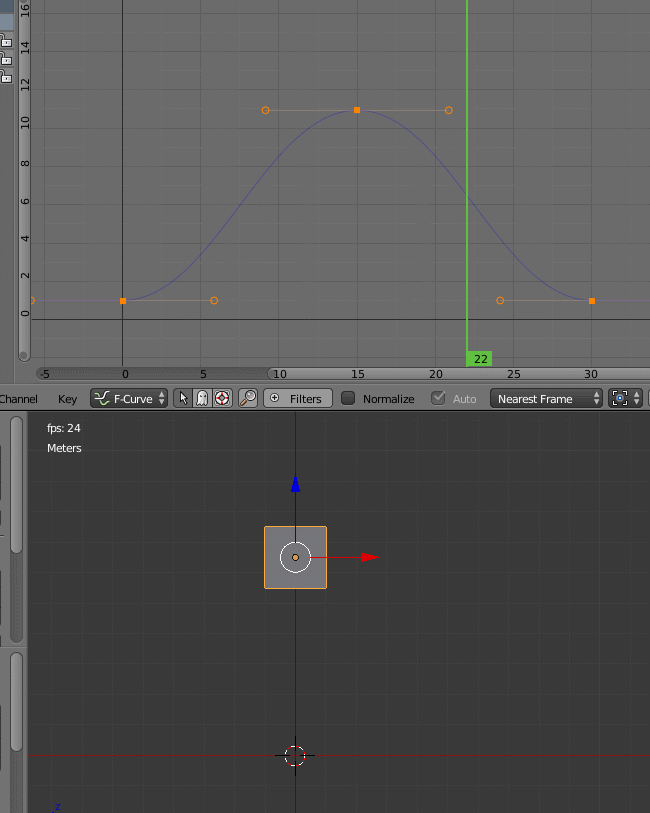 animation Blender graph editor bezier Blender Stack Exchange