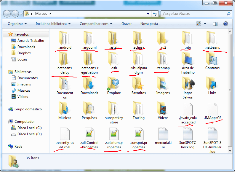Windows How to hide/deal with dotted (.) folders in windows Unix