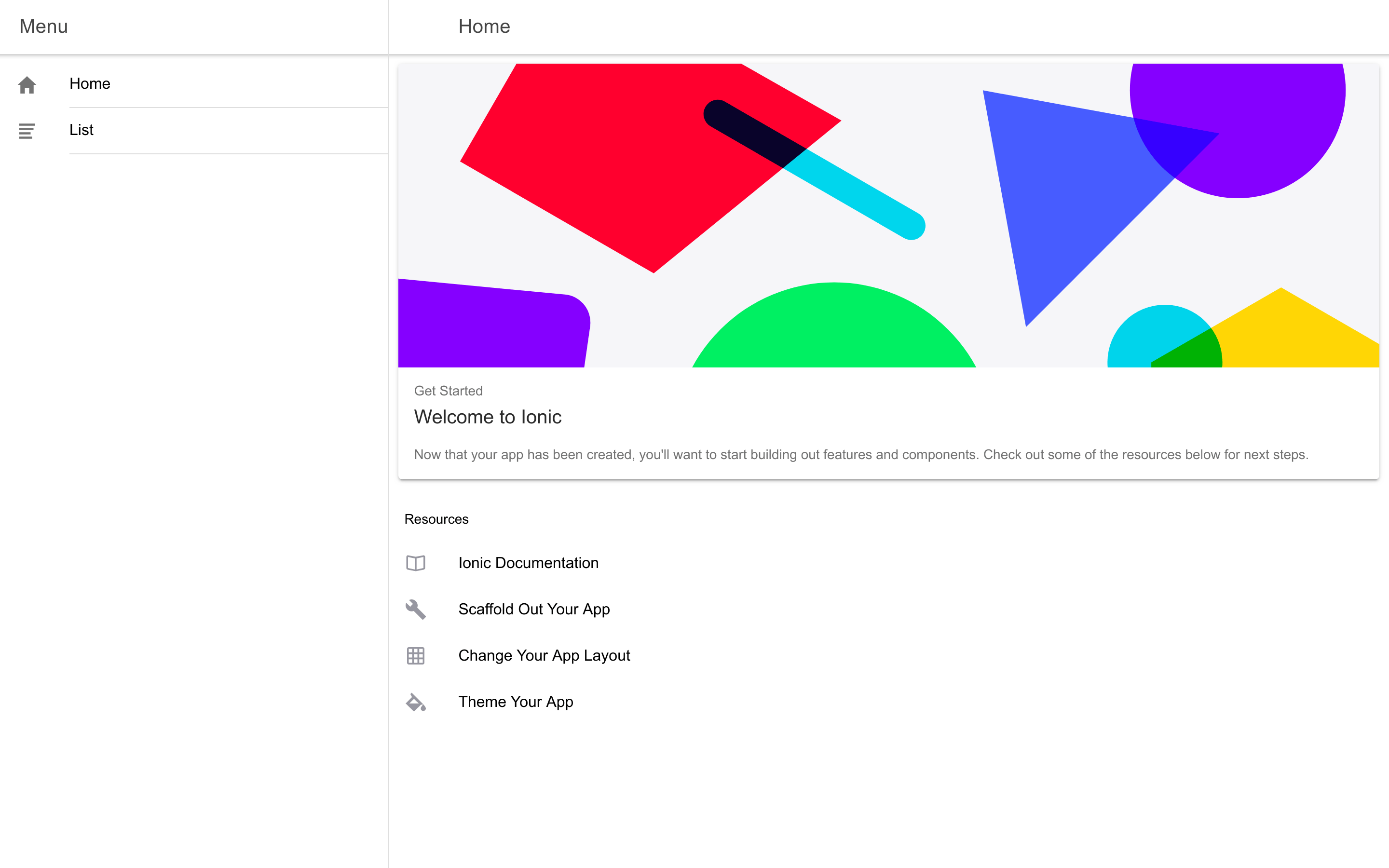 ionic4 What is the way to center ionmenu contents