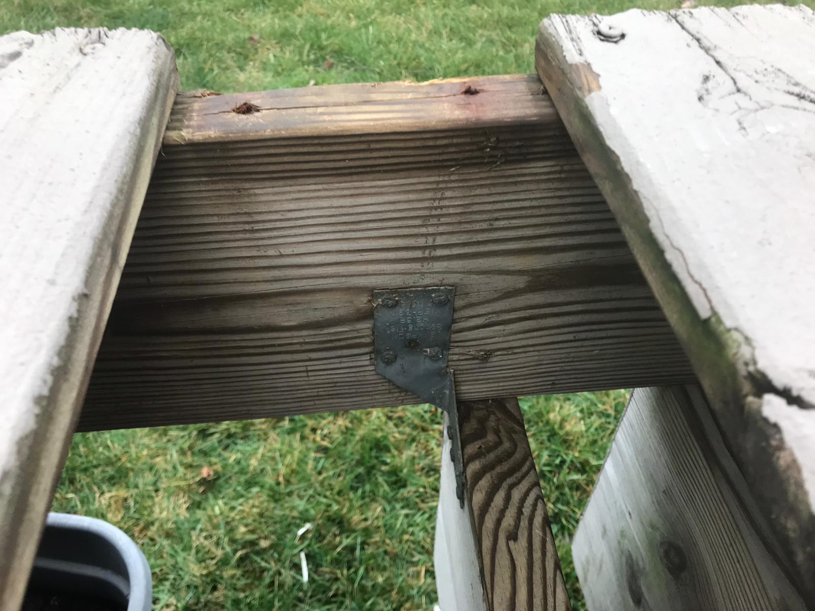 Repairing cracks on deck joists Love & Improve Life