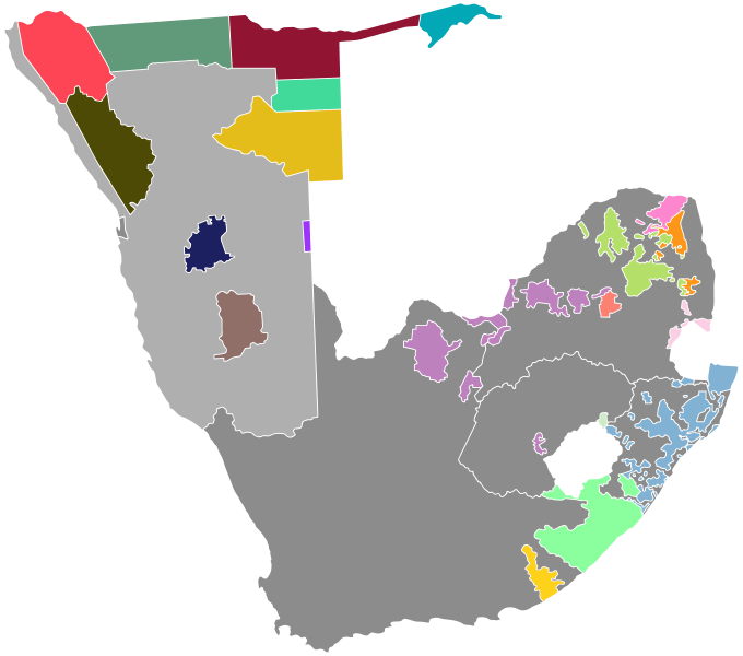 Alternate Southeast Africa Map alternate history How to split South Africa on racial lines