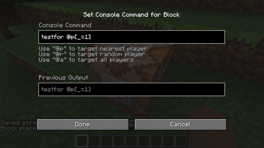 minecraft java edition How to set a command block with a command