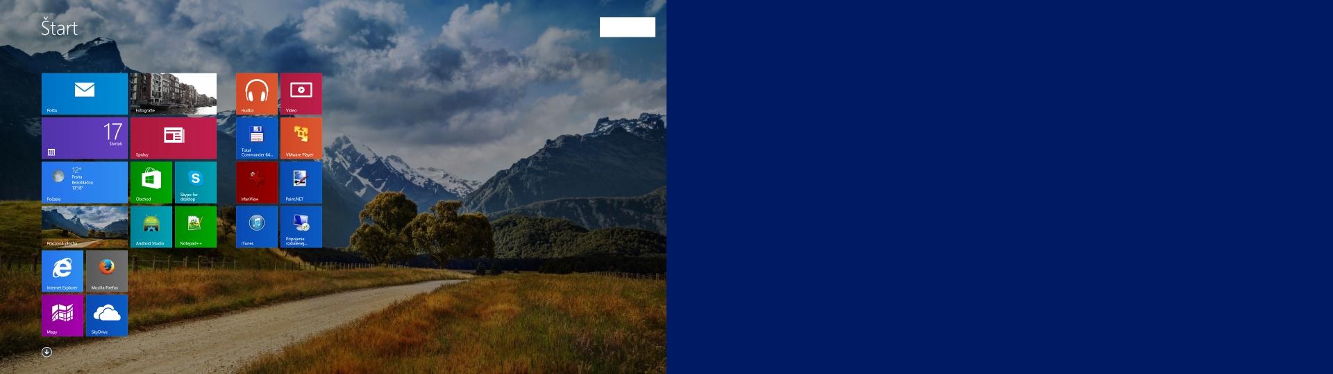 multiple monitors Windows 8.1 extended desktop background after login