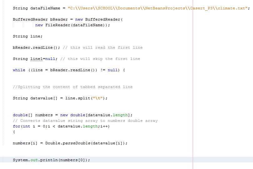 java Average of Array Read From txt File Stack Overflow