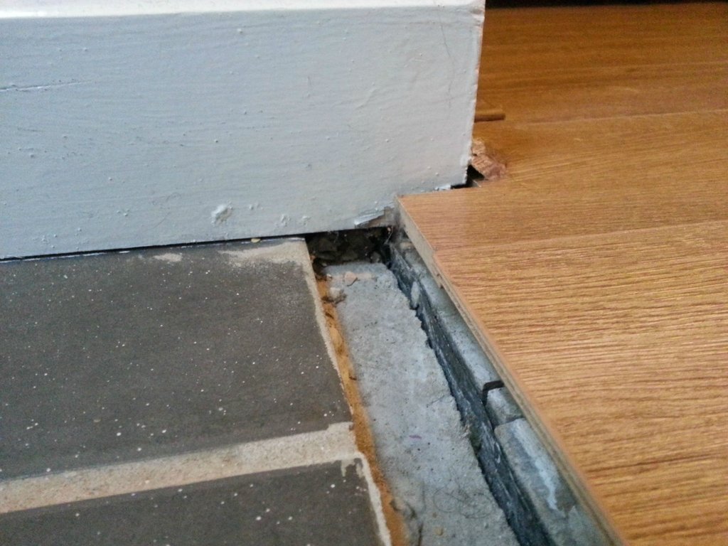 flooring How can I transition between these floors? Home