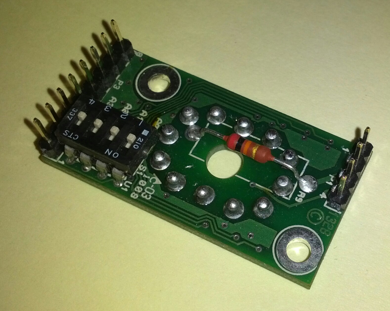 prototype Mouser/DigiKey part number for female "stacking" headers