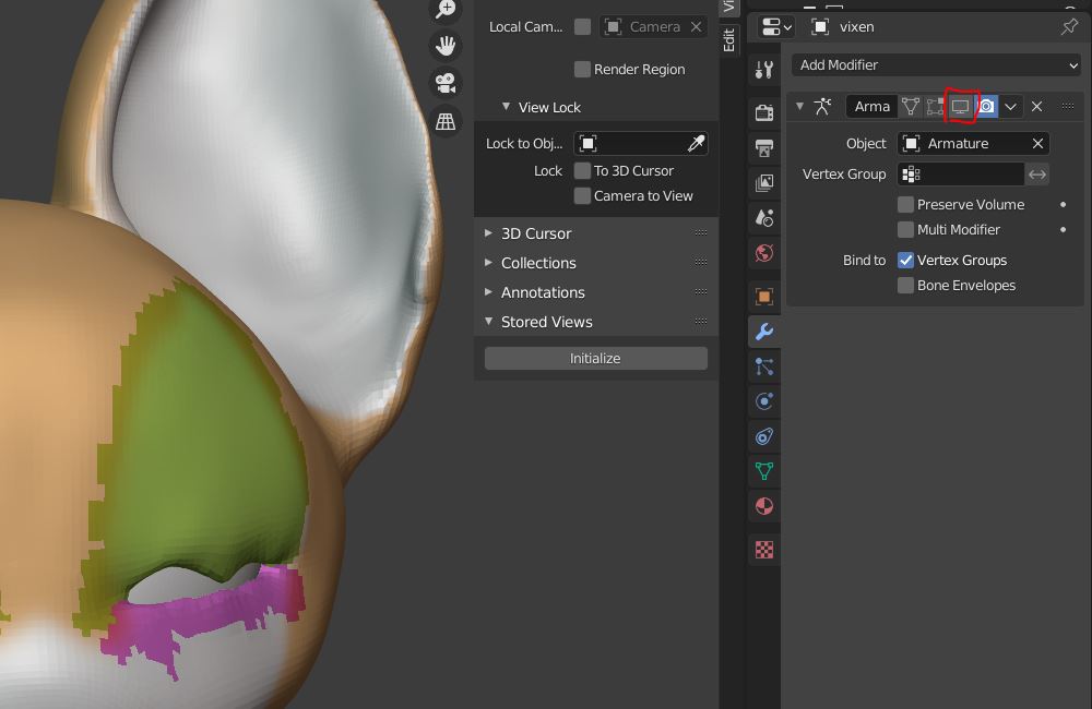 sculpting Blender wouldn't paint neither face sets not the mask