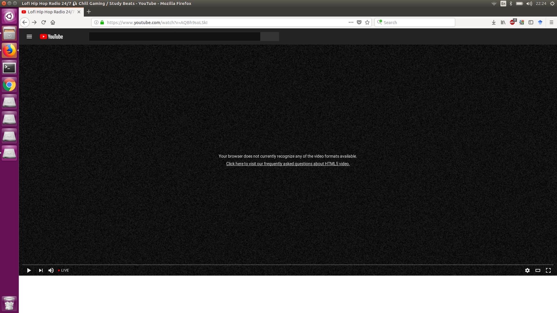 16.04 Youtube, facebook video does not play on firefox Ask Ubuntu