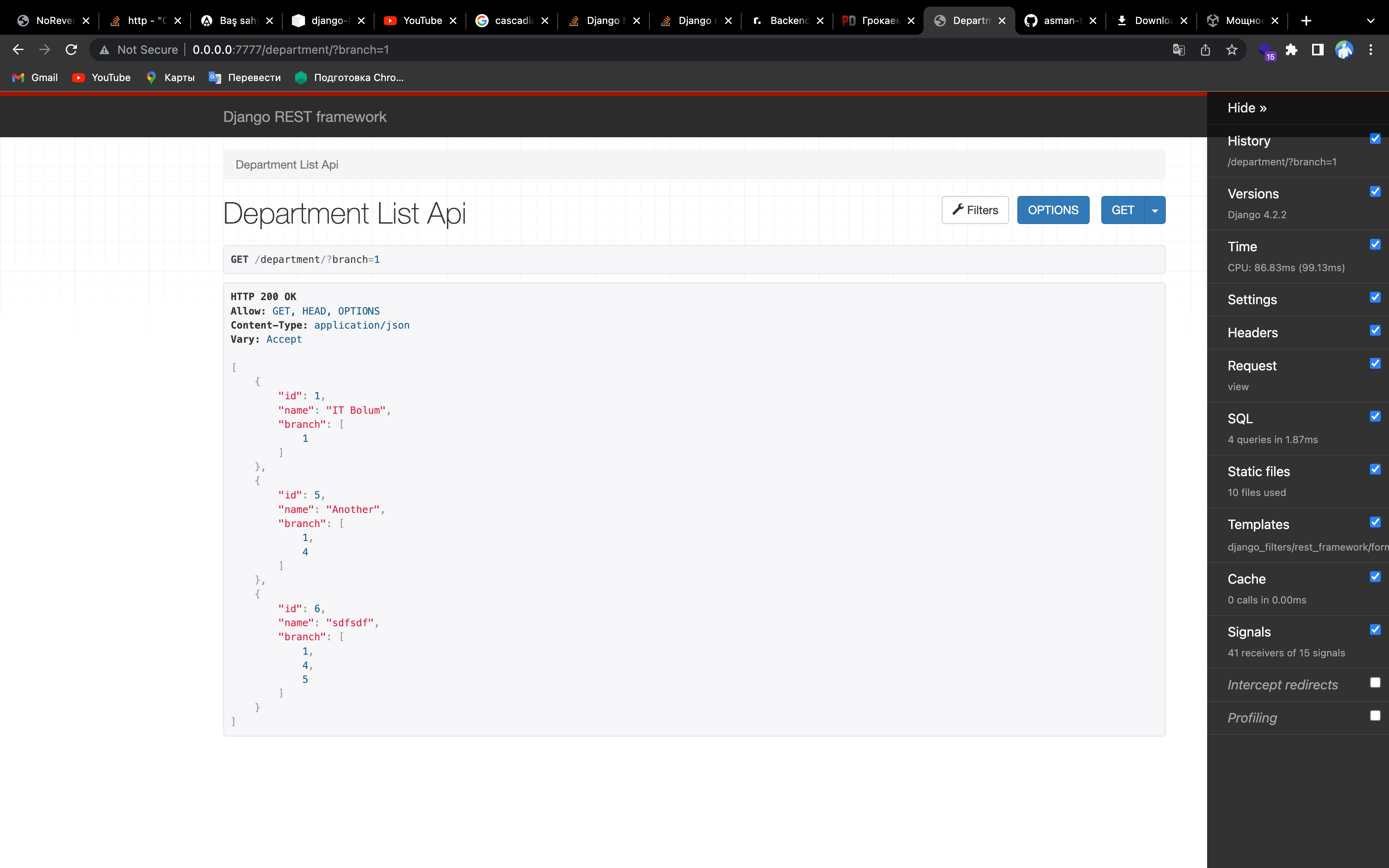 python Django Many To Many table filter makes too many sql queries