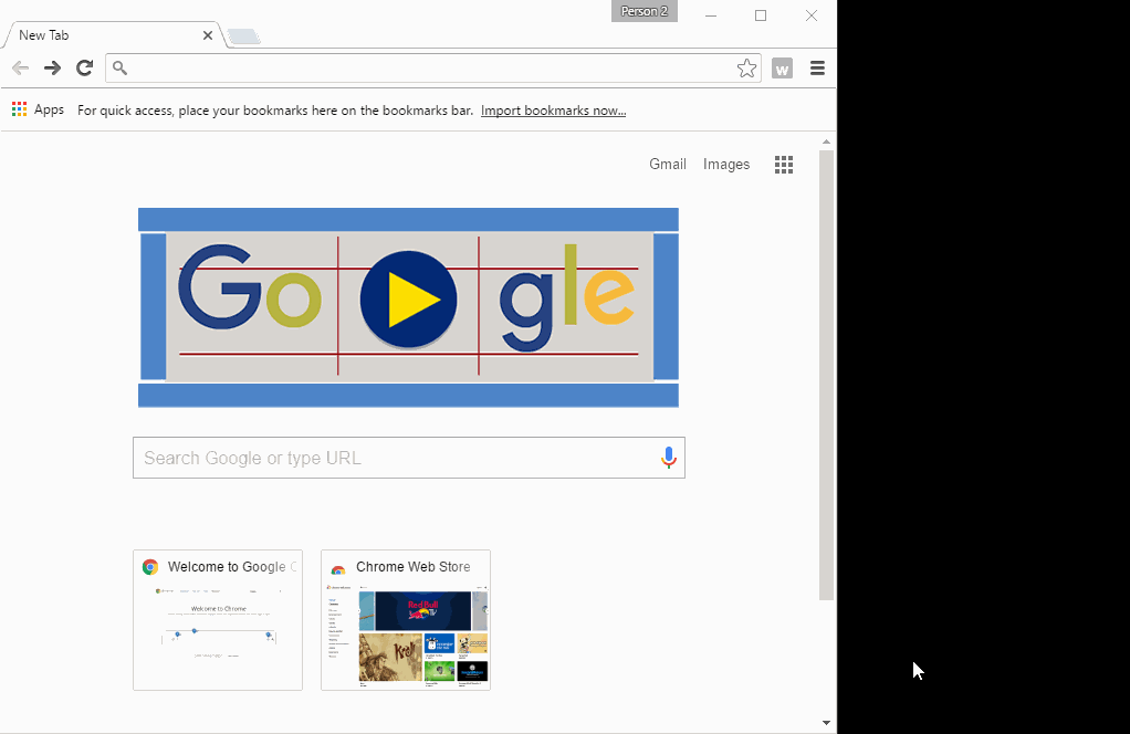 How to open the correct devtools console to see output from an