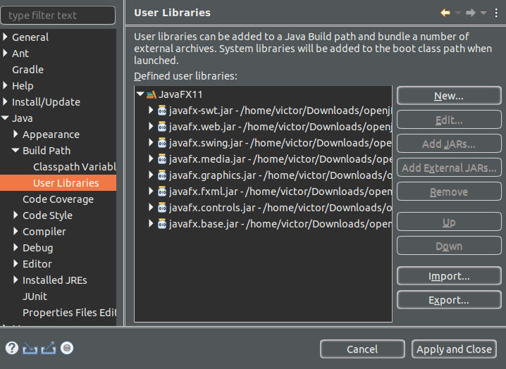 java Module javafx.controls not found even after adding vm arguments