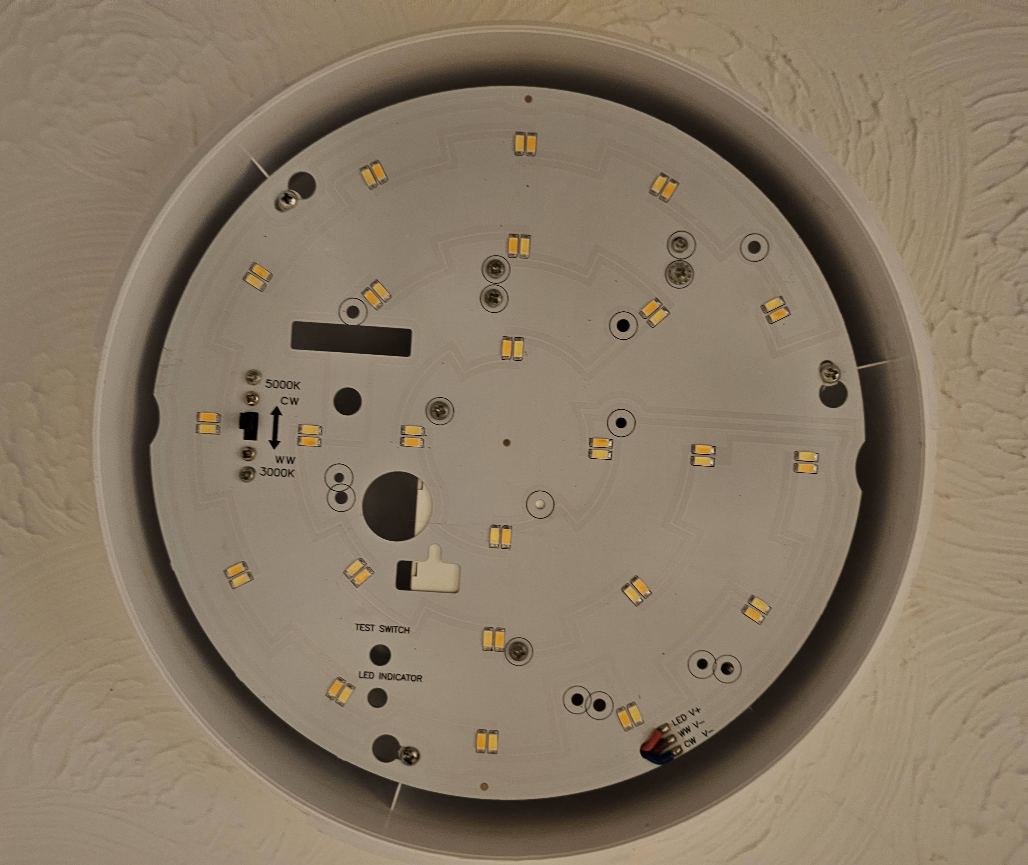 Bathroom LED light flickers on WW mode only Home Improvement Stack Exchange