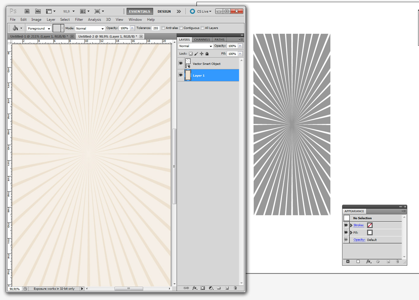 patterns How can I remove these blue lines without losing the color