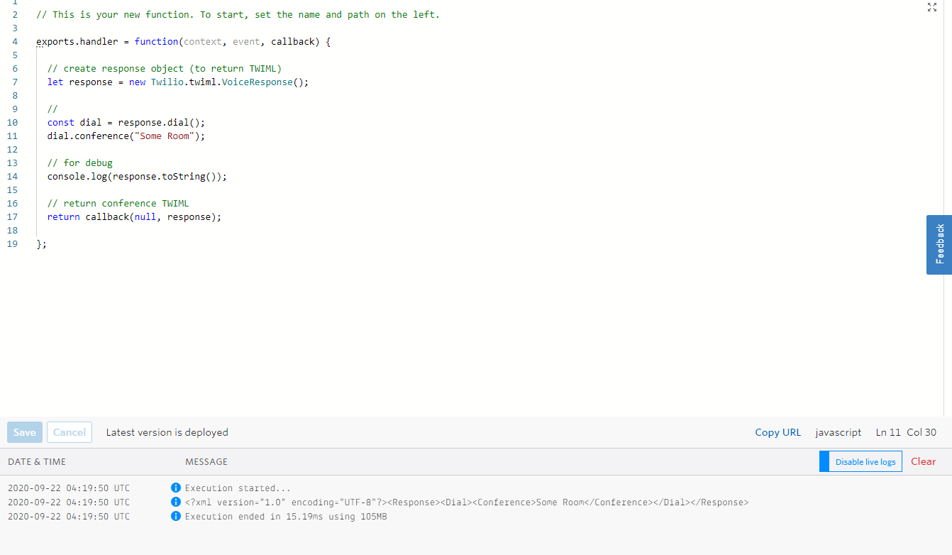 Cool Outbound Conference Call References