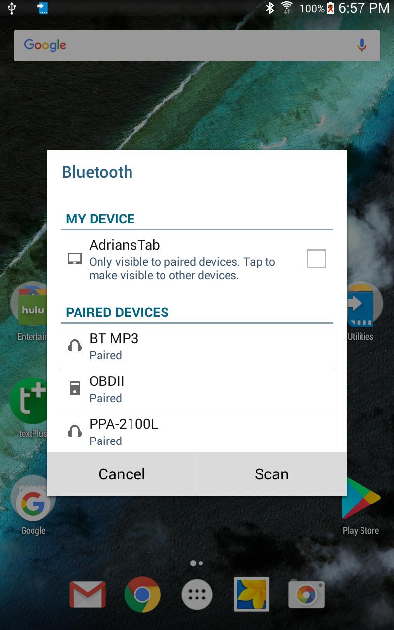 bluetooth How to show BluetoothDevicePicker in Android