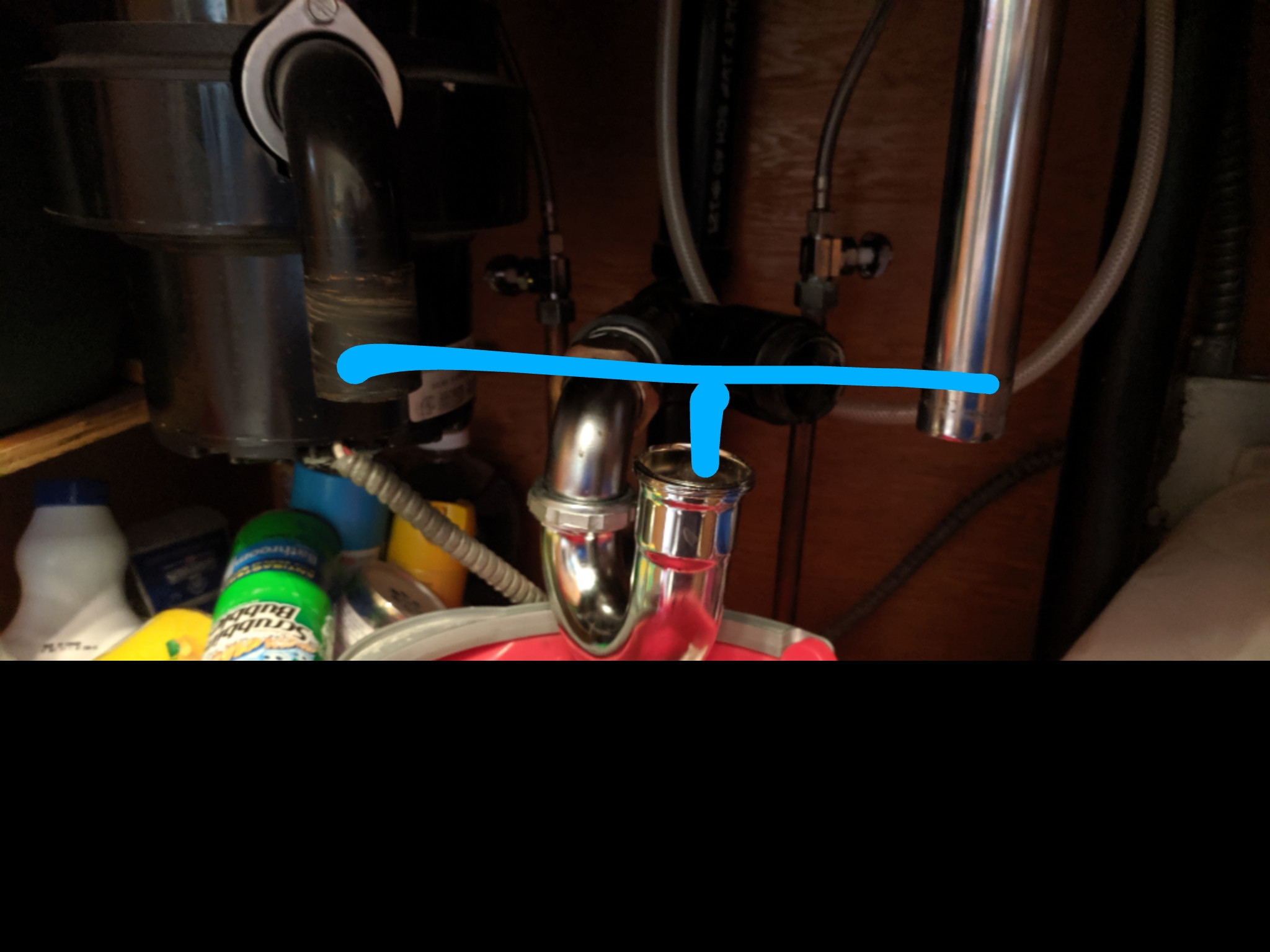 repair - (re)plumbing trap for double basin sink - Home Improvement