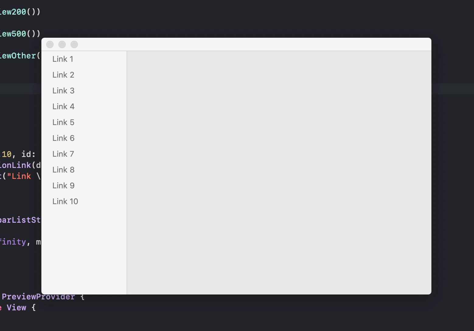 Change window size based on NavigationView in a SwiftUI macOS app Change window size based on NavigationView in a SwiftUI macOS app