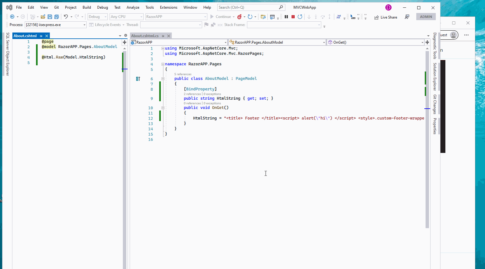 javascript HTML.Raw not rendering tags Stack Overflow