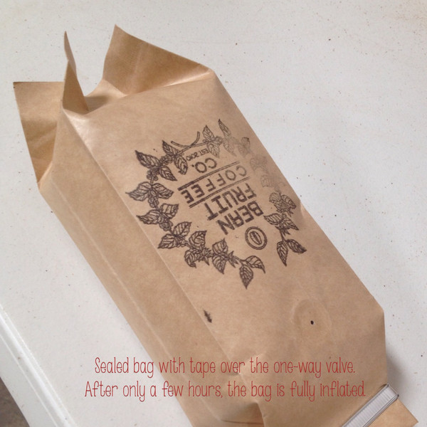 storage Why do coffee packs have an aroma hole if it is to store coffee in an air