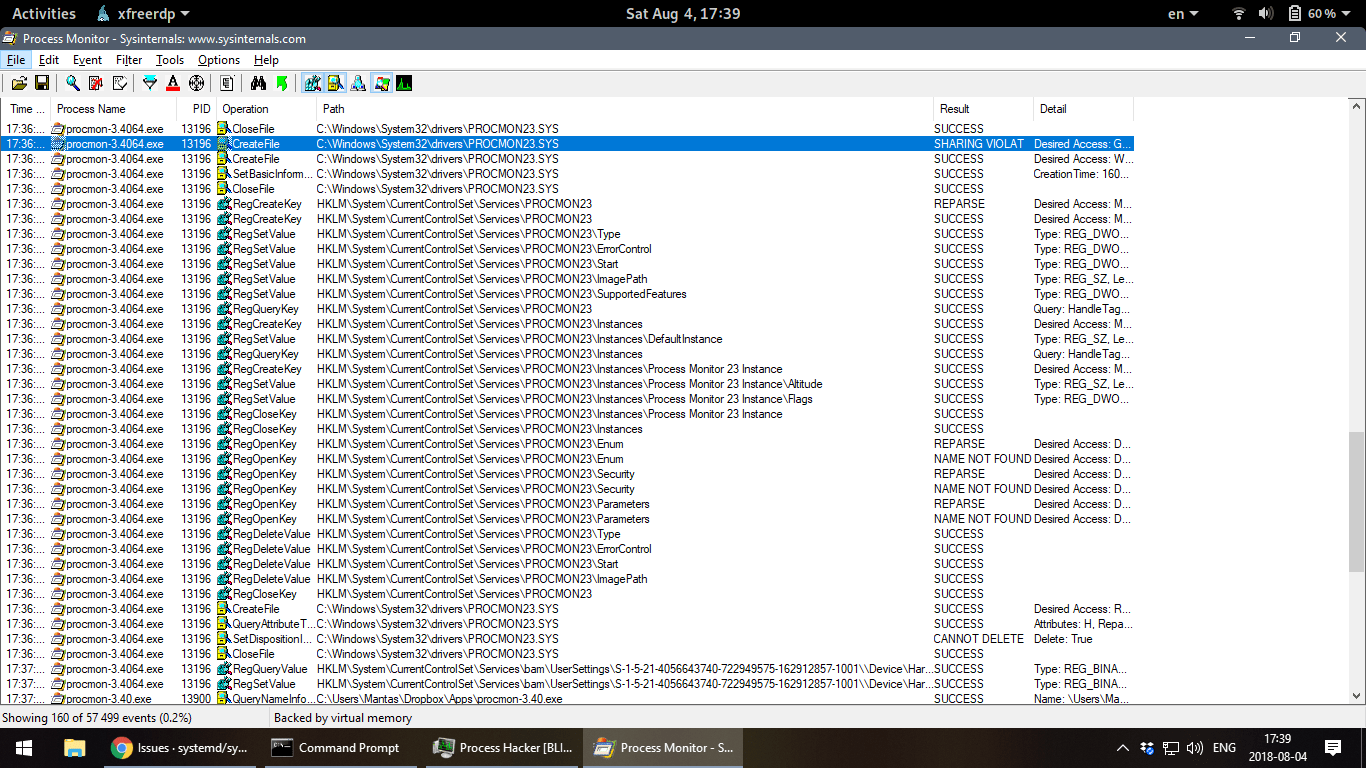 How can I unload the Process Monitor driver without restarting? Super