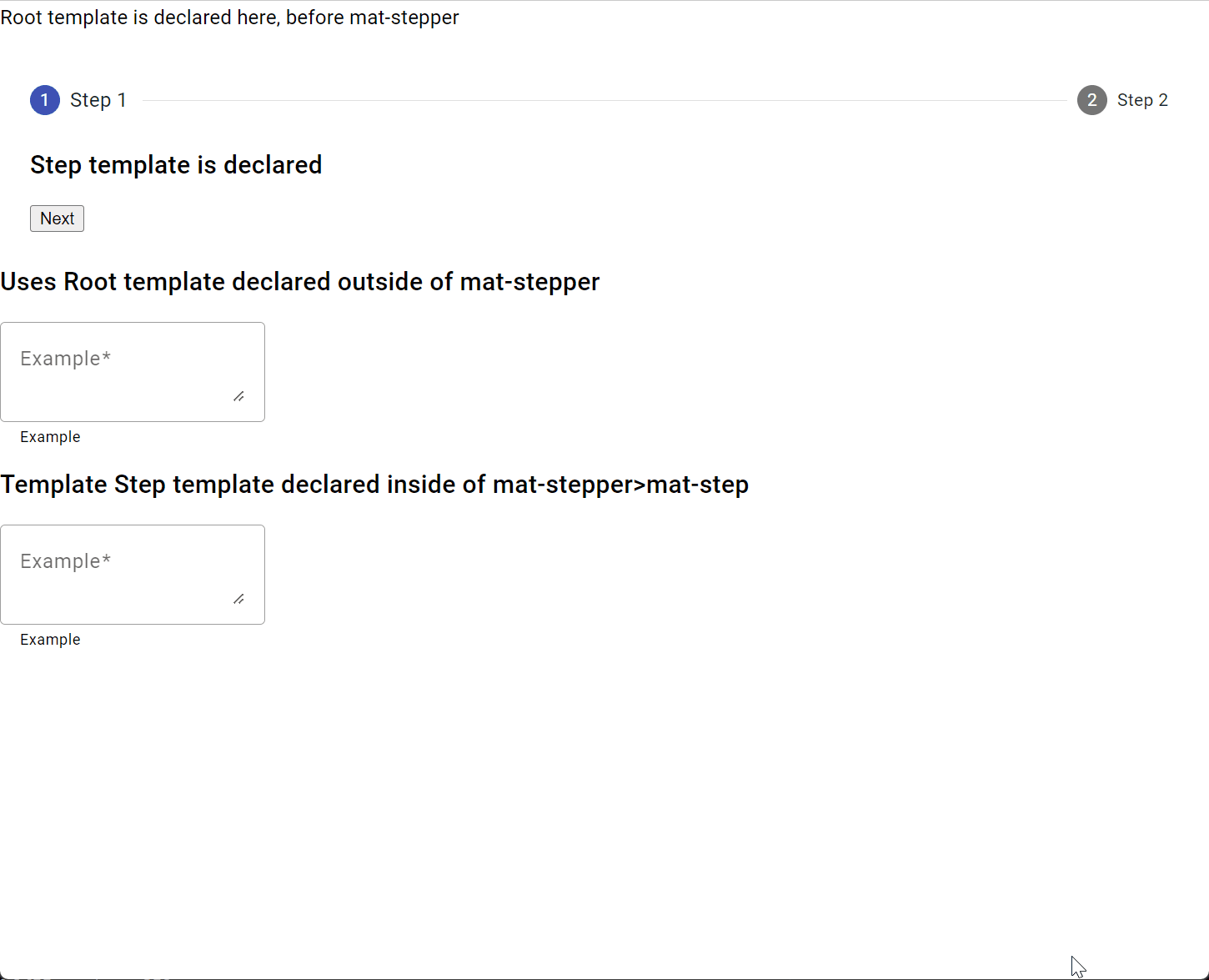angular prevent matstepper to update matformfield declared in ng