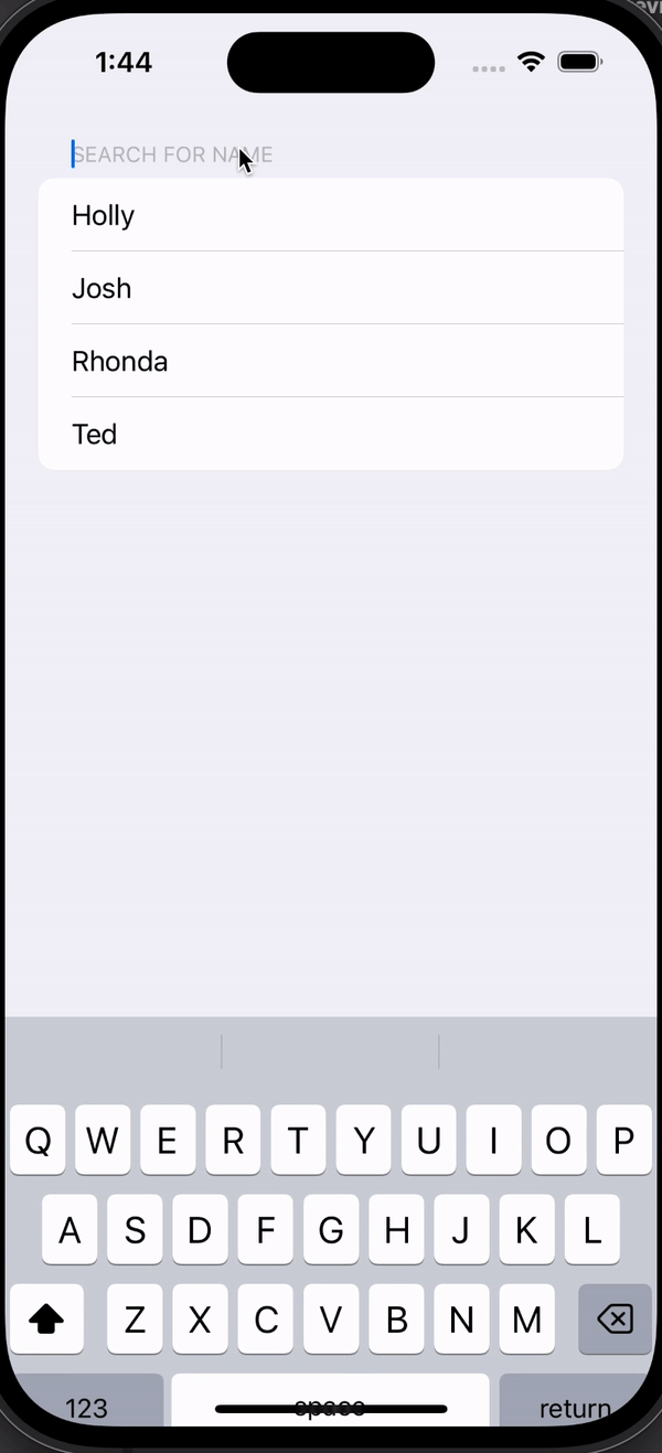iOS 16 SwiftUI TextField in section header (List) Stack Overflow