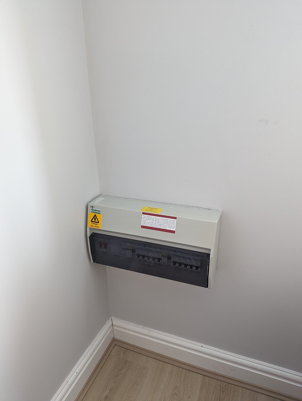 electrical panel How can I box off this consumer unit (eg. inside a