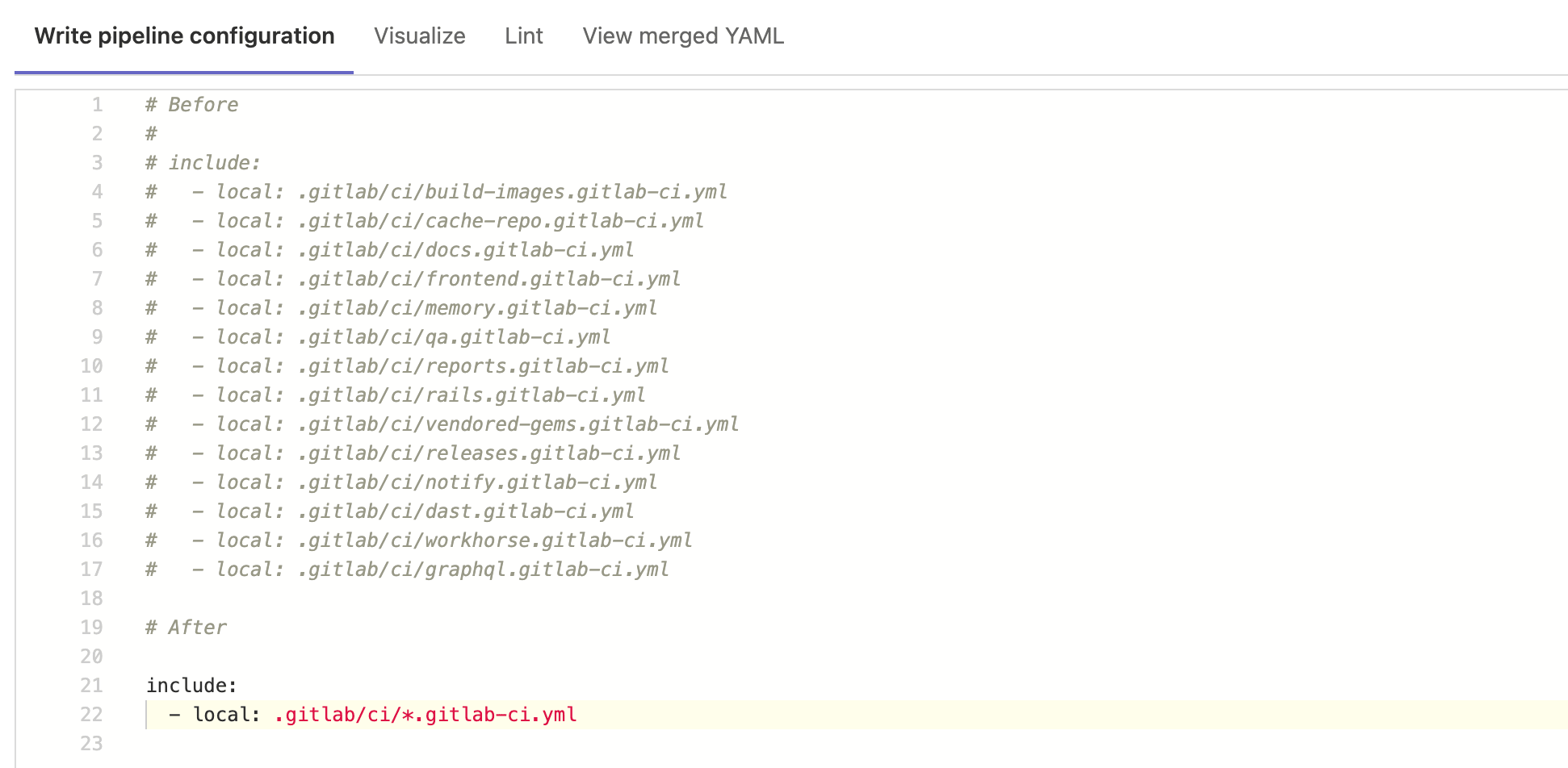 Moving scripts into a separate file in gitlabci.yml to avoid code