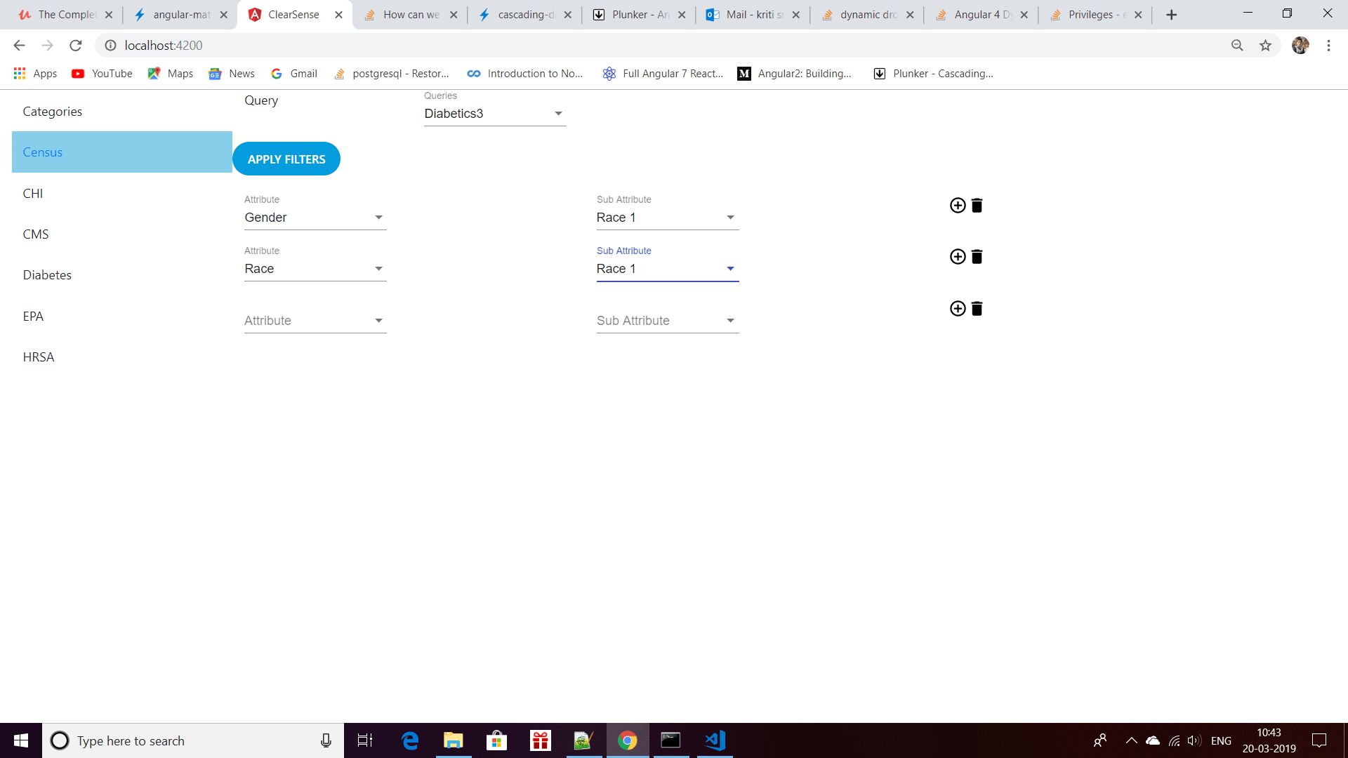 angular delete selected dropdown value in dynamic row Stack Overflow
