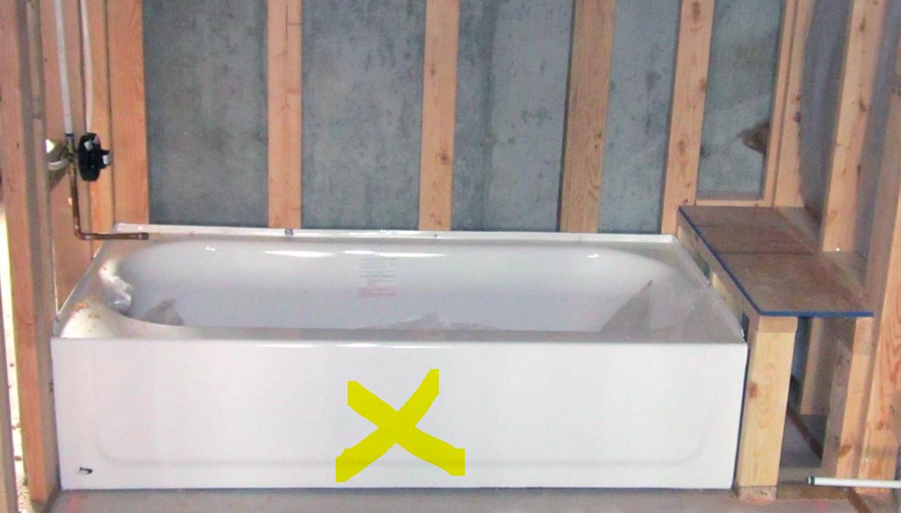 plumbing Can I remove the bathtub just the tub without shutting off the water supply
