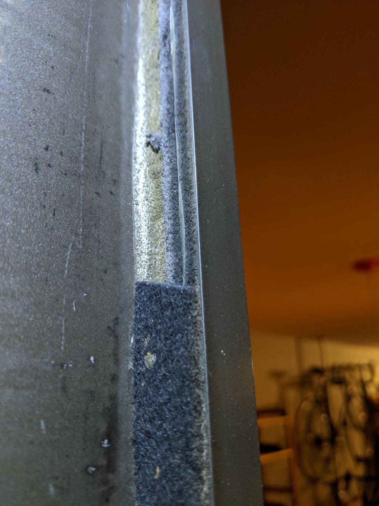 Doors Alternatives to wool pile weatherstripping for an aluminum