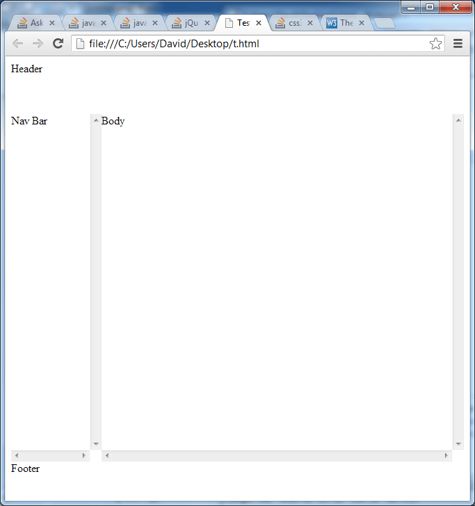 html How to make a div fill the remaning vertical space using css