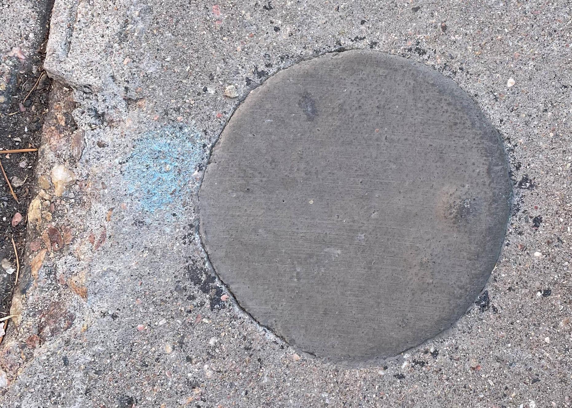 concrete Driveway Water Pipe Cover Home Improvement Stack Exchange