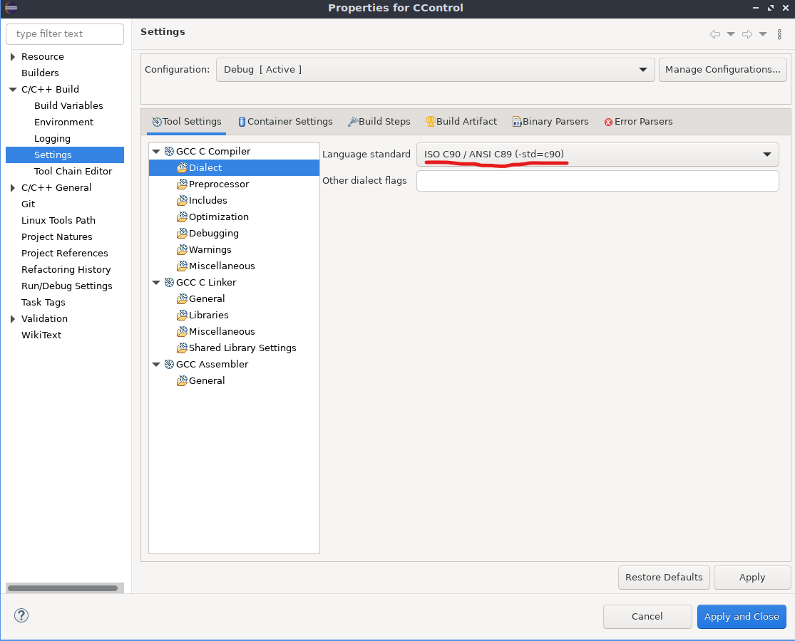 Why does GCC C89/C90 ANSI C use __STDC_VERSION__ in Eclipse? - Stack