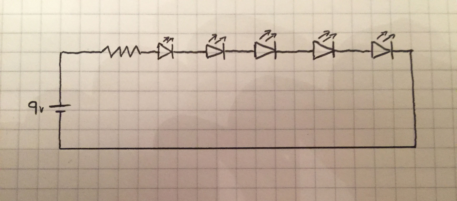 Electronic Diode (LED) forward voltage in series and parallel