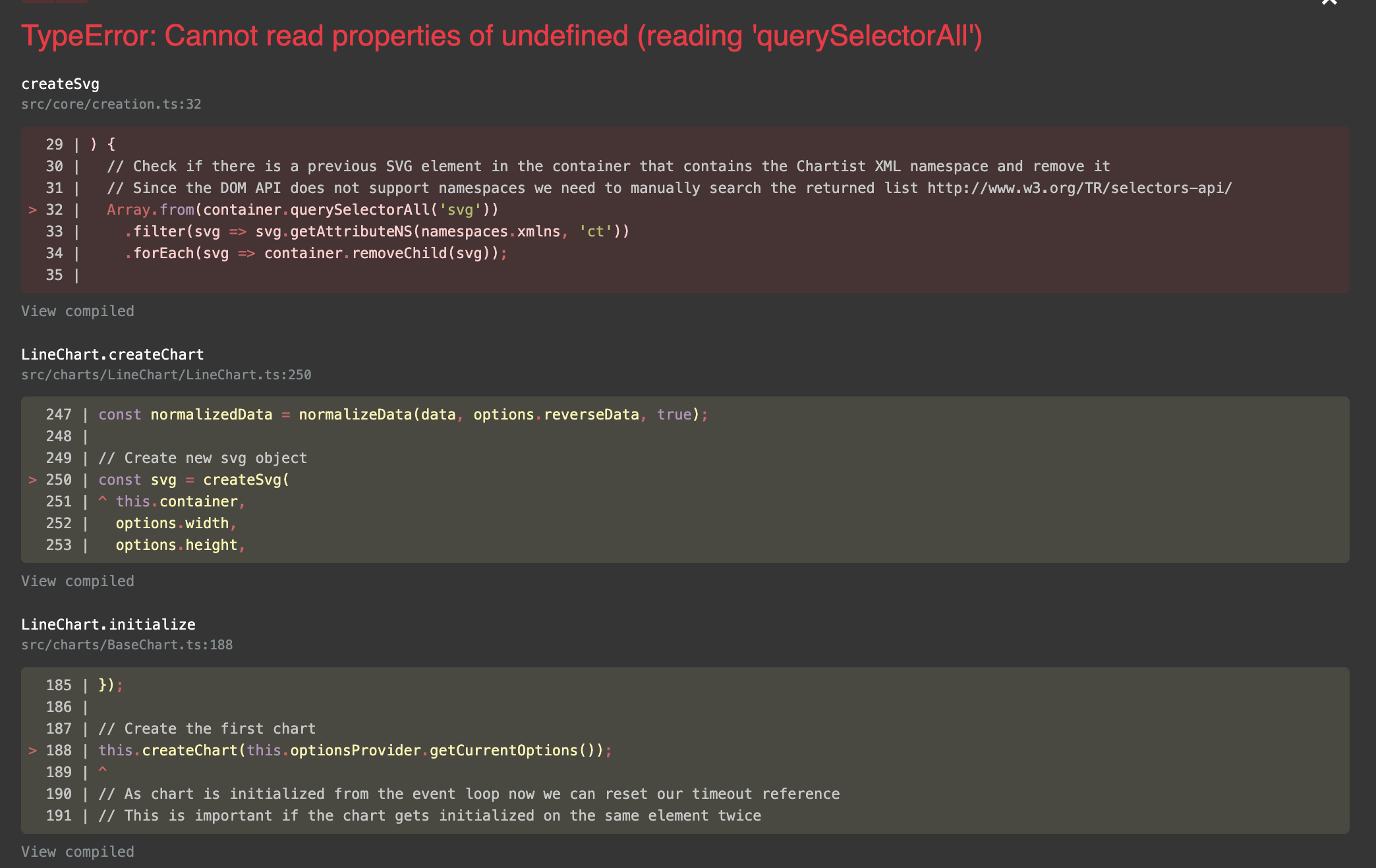 javascript How to use Chartist in React Typescript Component Stack