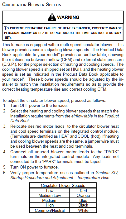 hvac - furnace high limit switch turning off burners - Home Improvement