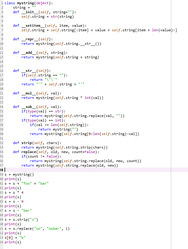 Creating a Mutable string class in python Stack Overflow