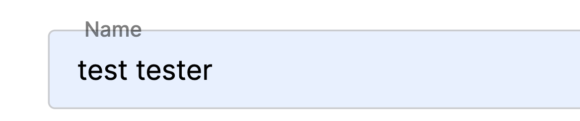 user interface Remove input border from under overlapping label CSS