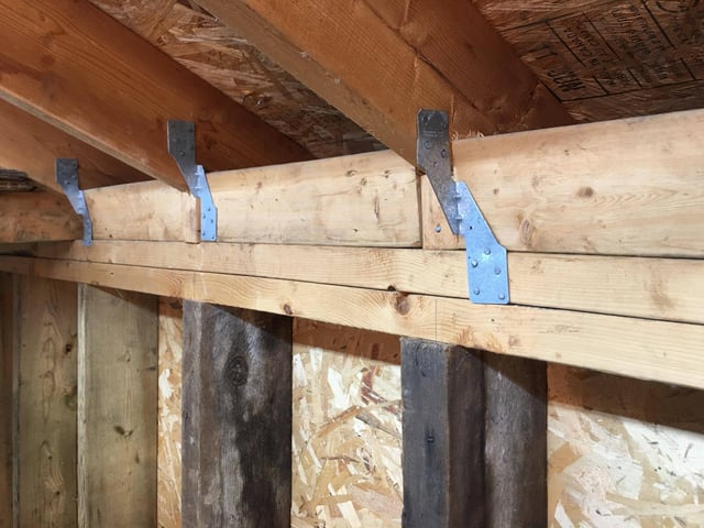 framing - No Birdsmouth on Rafters - is there a way to remedy this