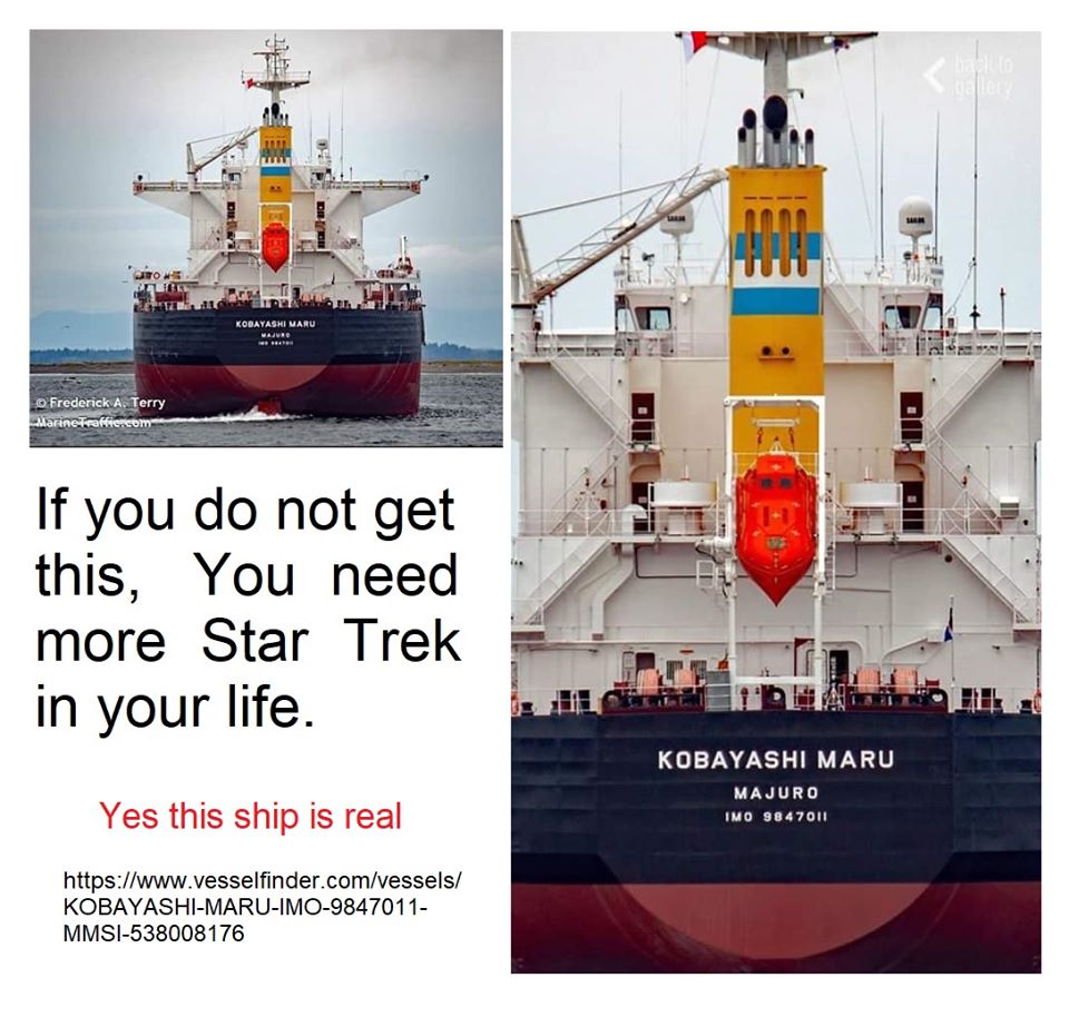 star trek Kobayashi Maru Any known connection to a real person or
