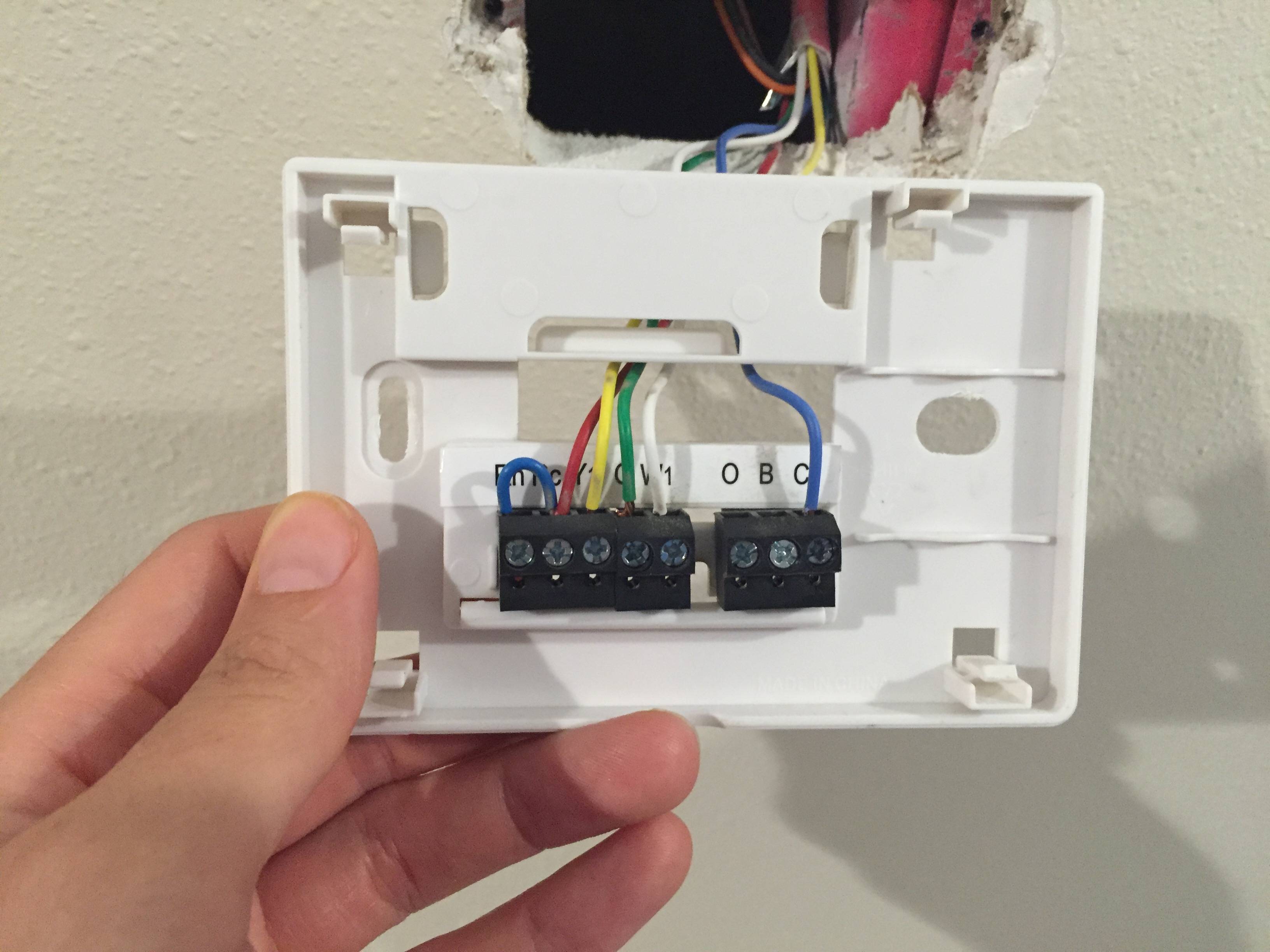 wiring HVAC Fan Set to Continuous By Landlord Please
