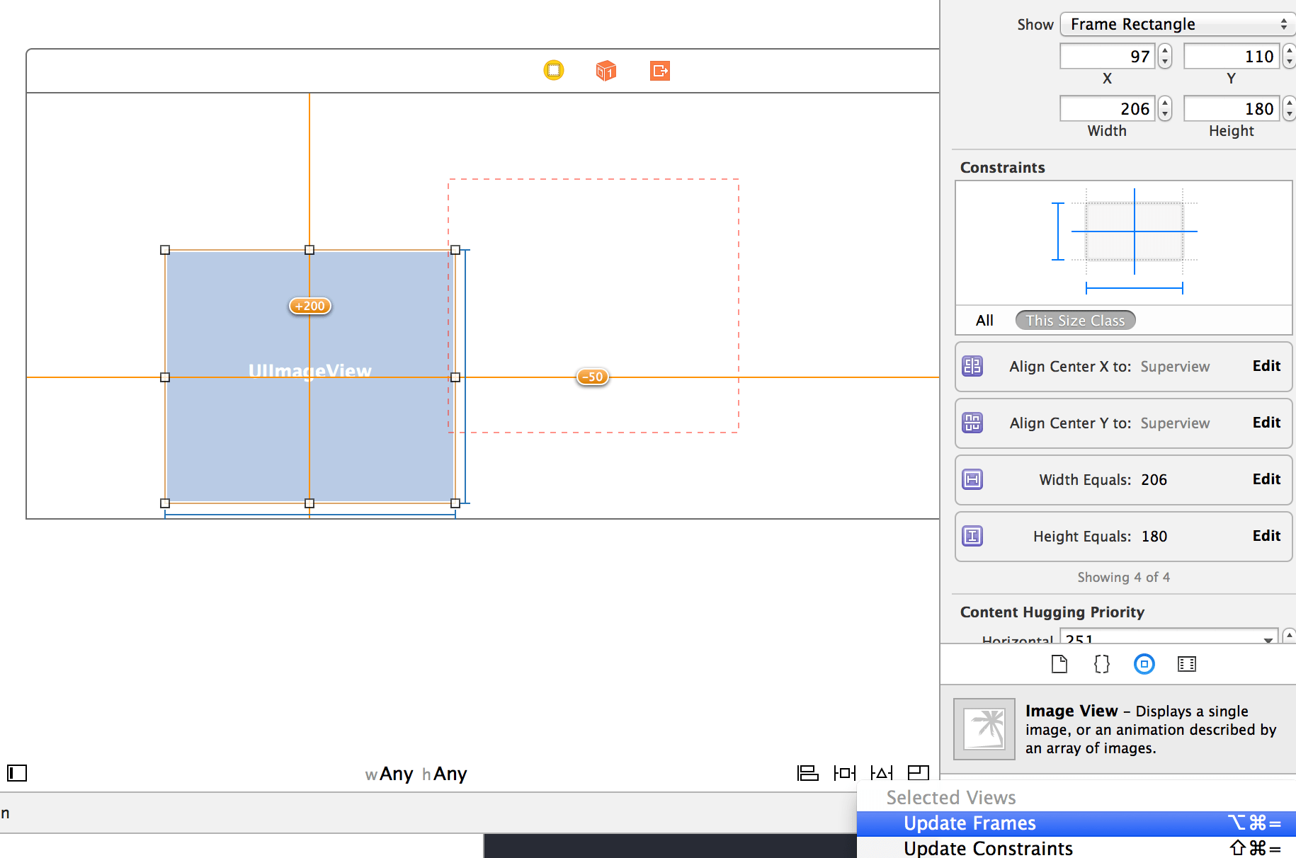 ios Center a UIView with auto layout is just not working Stack Overflow